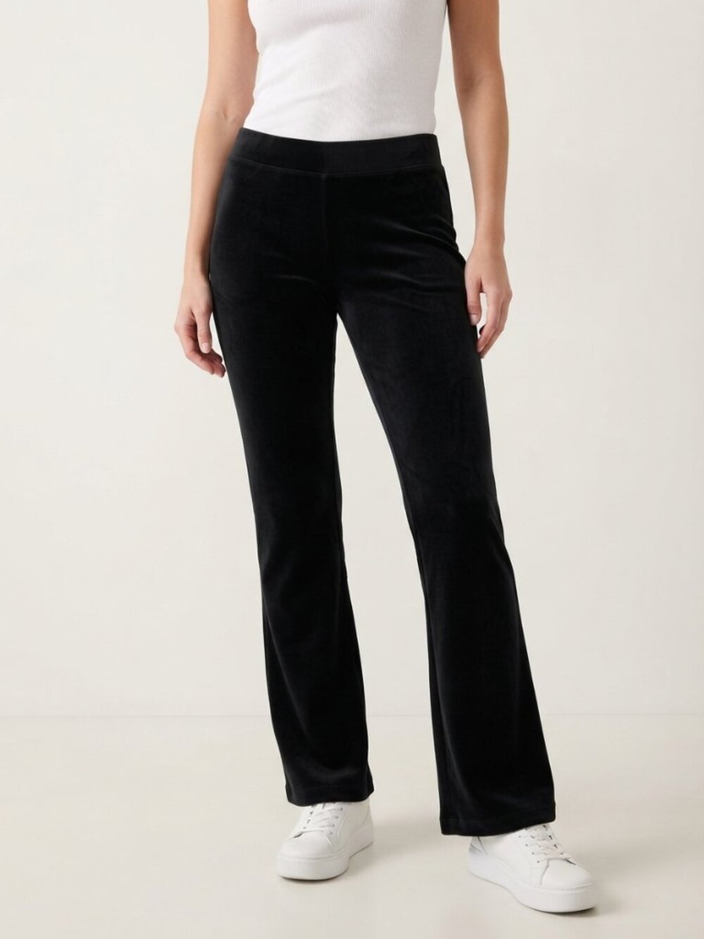 Juicy Couture Velour Flare Track Pants Black Y2K Size L NWT